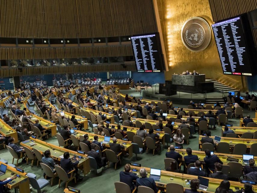 La asamblea de la ONU.