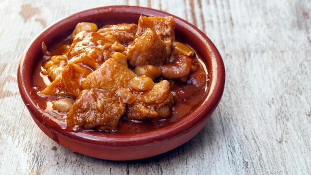 Callos con garbanzos.