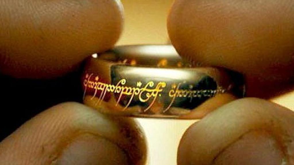 El Anillo Único en las películas de Peter Jackson.
