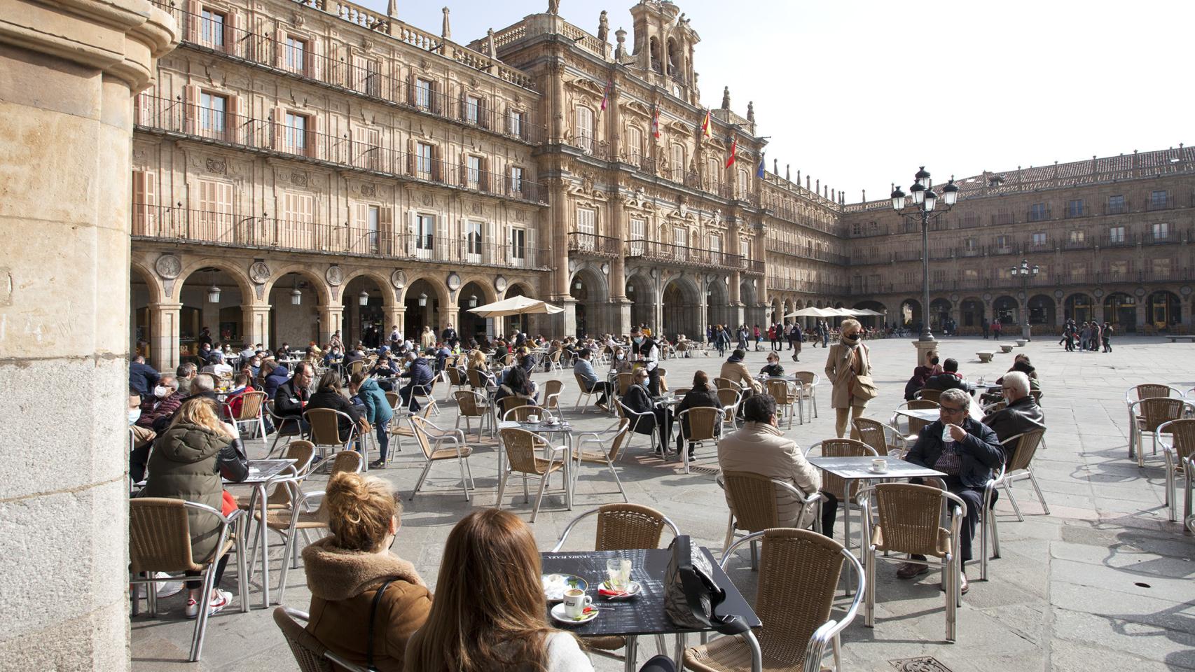 Imagen de la Plaza Mayor de Salamanca