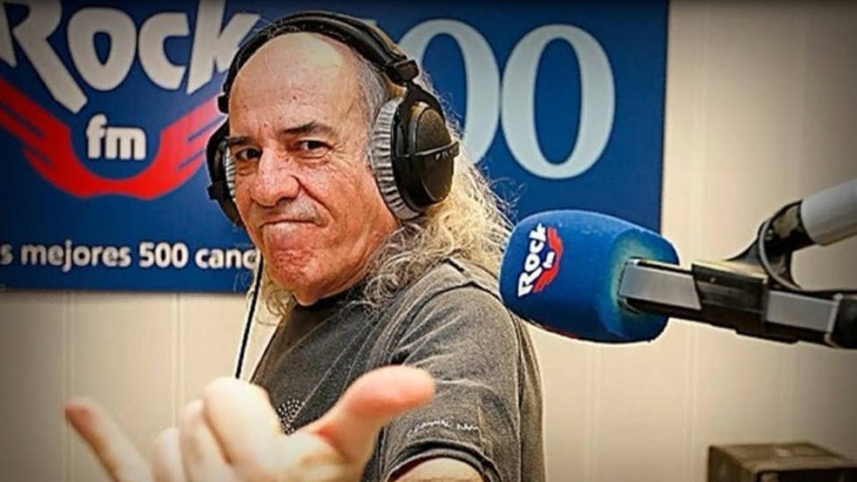Juan Pablo Ordúñez, conocido como El Pirata, en una imagen perteneciente a RockFM.