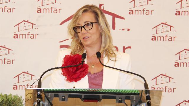 La presidenta nacional de Amfar, Lola Merino.