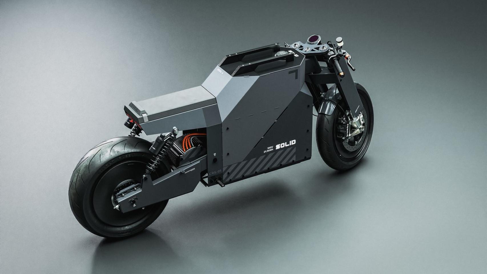 La moto eléctrica SOLID CRS-01.