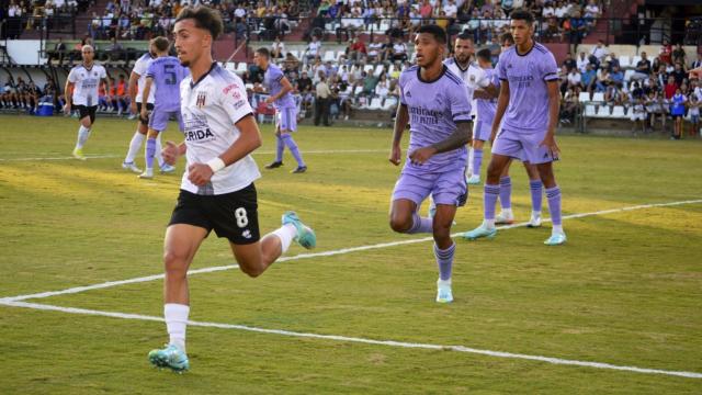 Partido entre el Mérida y el Real Madrid Castilla