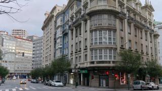 La calle Juan Flórez de A Coruña.