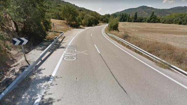 El kilómetro 18 de la carretera CM-2005, donde ocurrieron los hechos. Imagen de Google Maps.