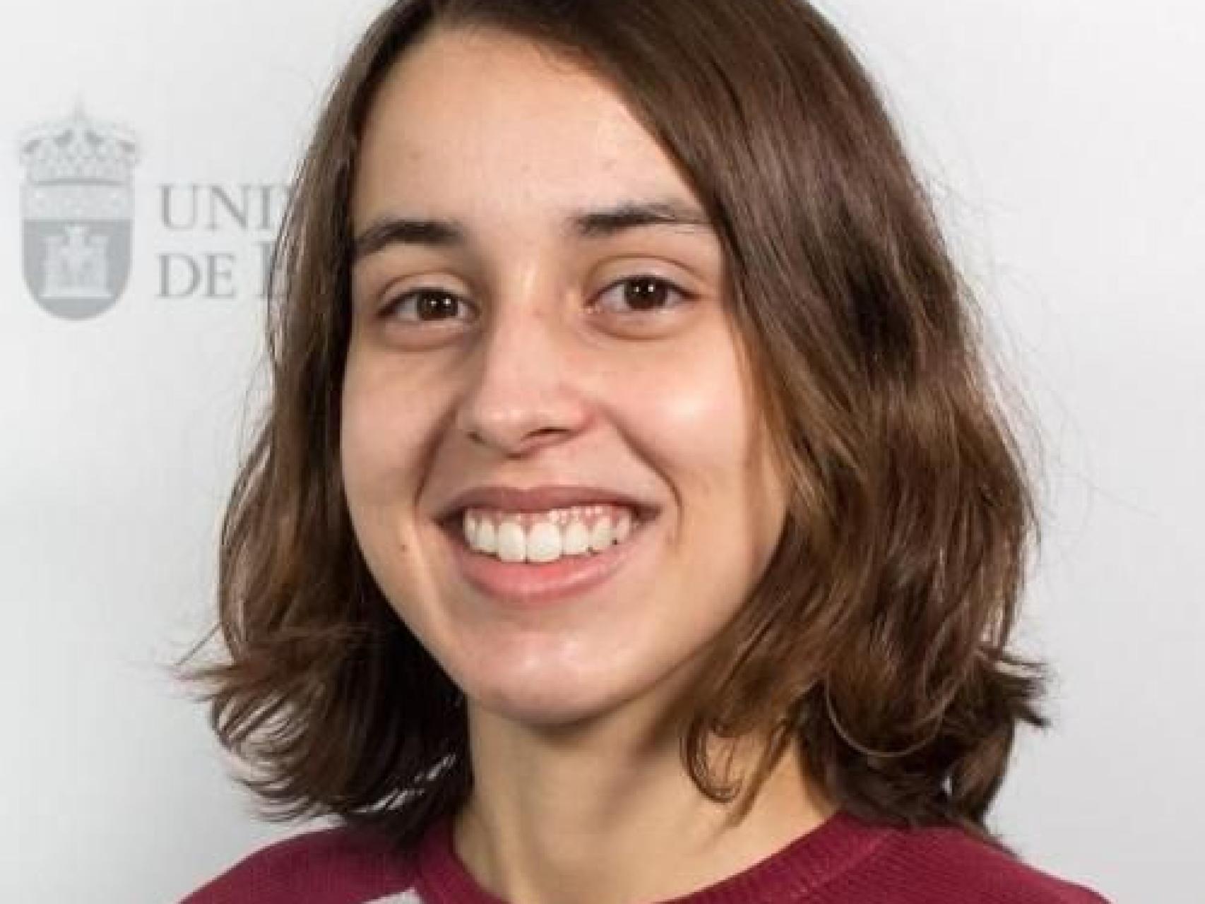 La alumna Inés Miguel Alonso