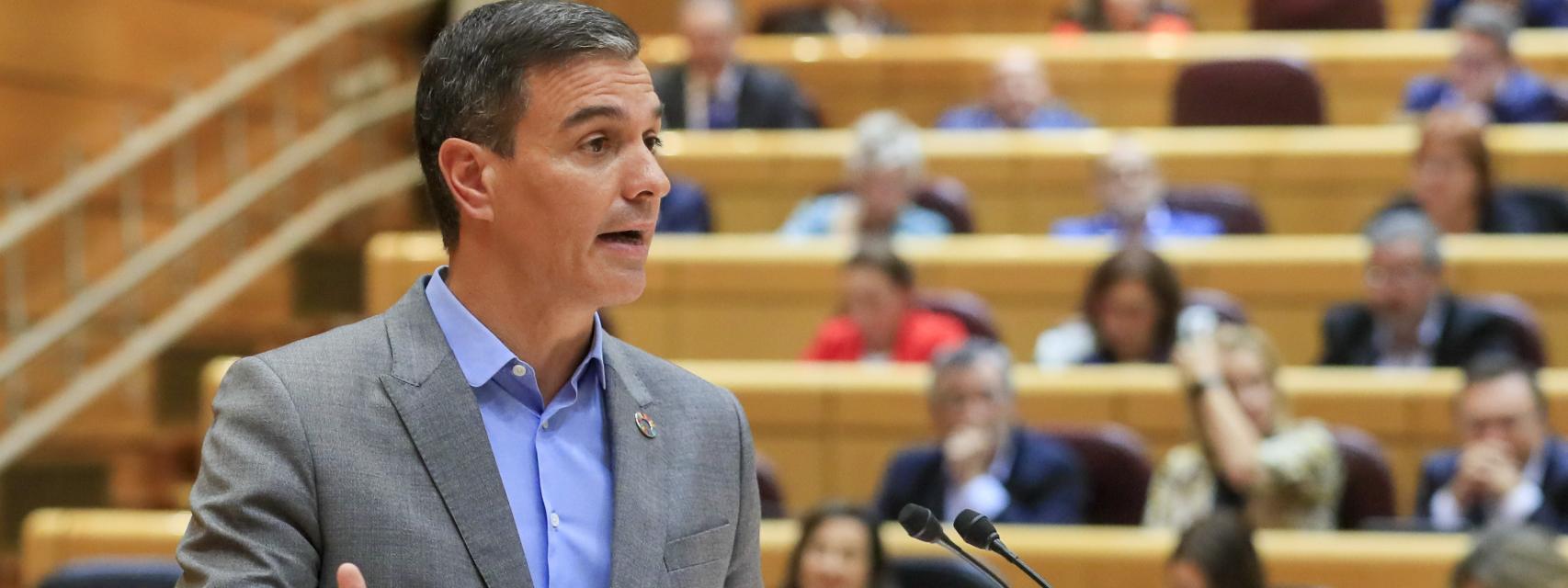 El presidente del Gobierno, Pedro Sánchez, este martes.