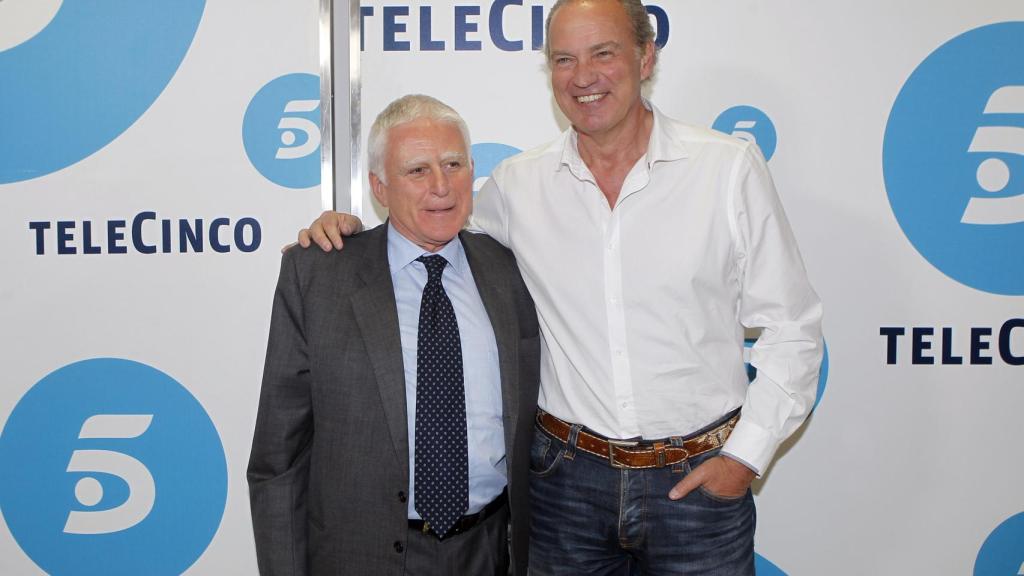 Vasile junto a Bertín Osborne en una fotografía tomada en abril de 2016.