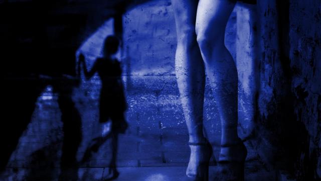 Imagen de archivo de una mujer prostituida.