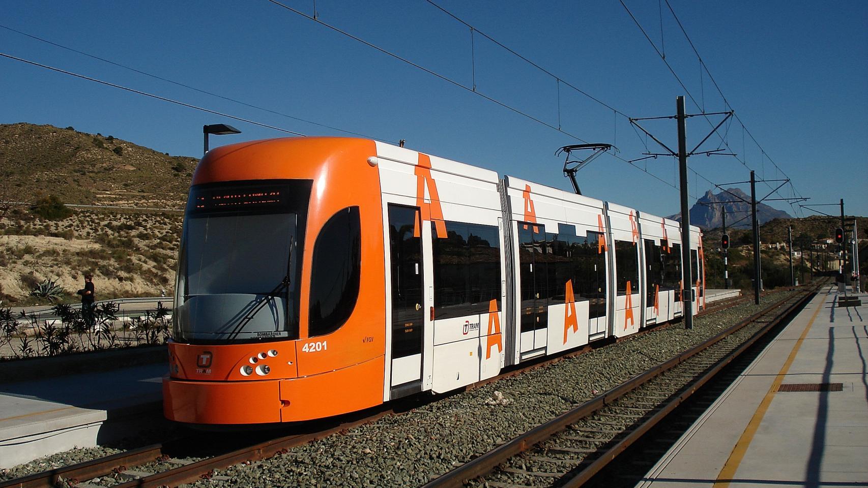 Imagen de archivo TRAM de Alicante.