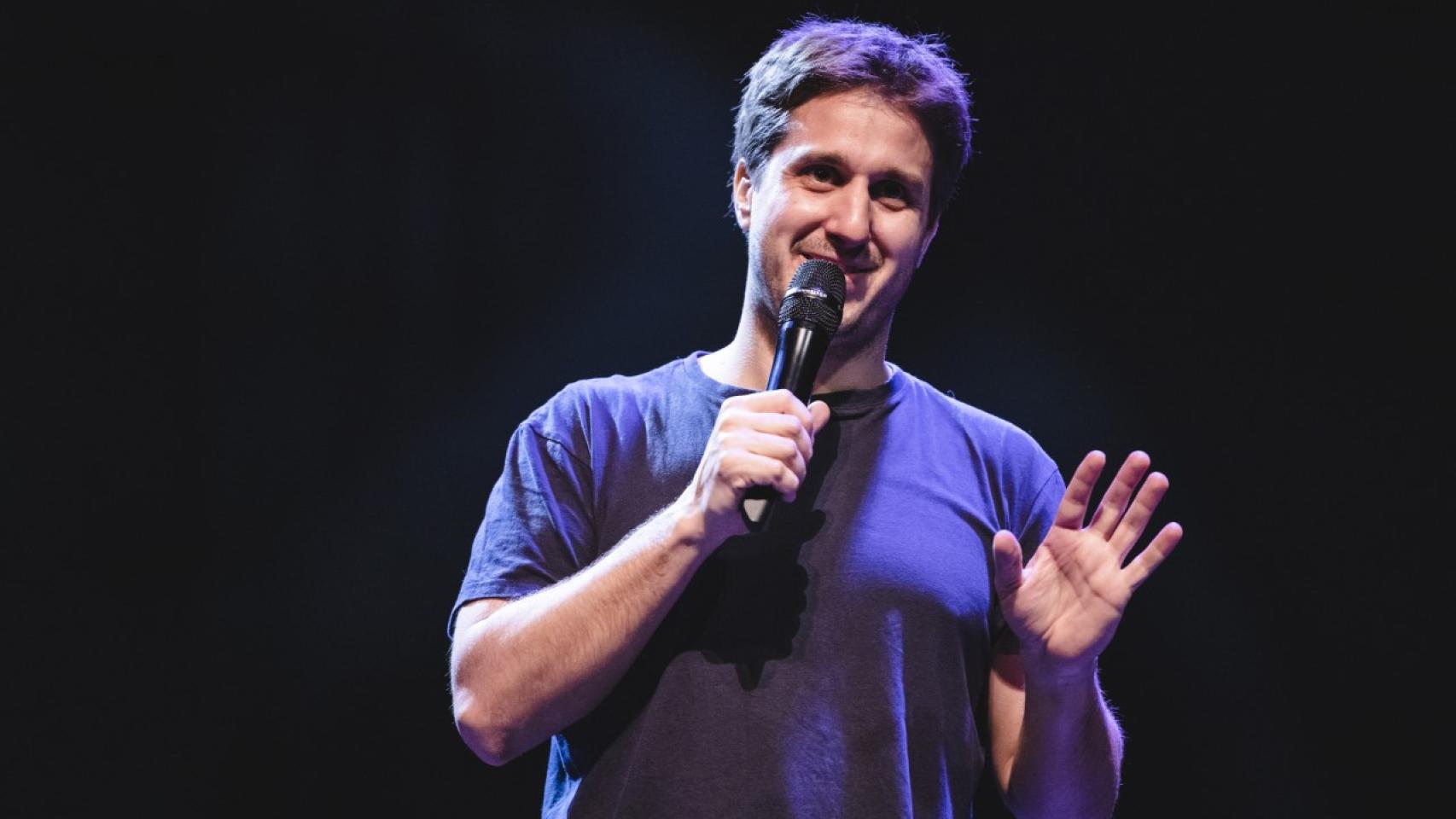Pablo Ibarburu durante un espectáculo