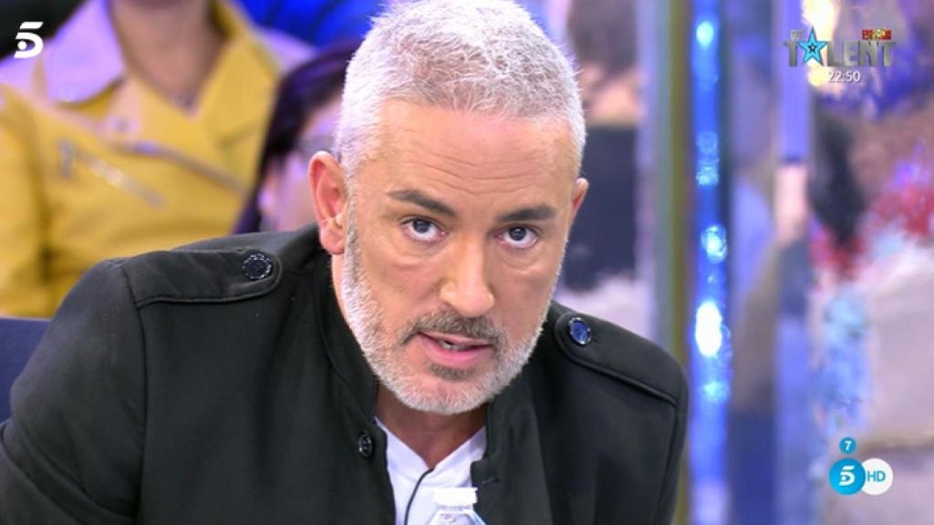 Kiko Hernández en 'Sálvame'.