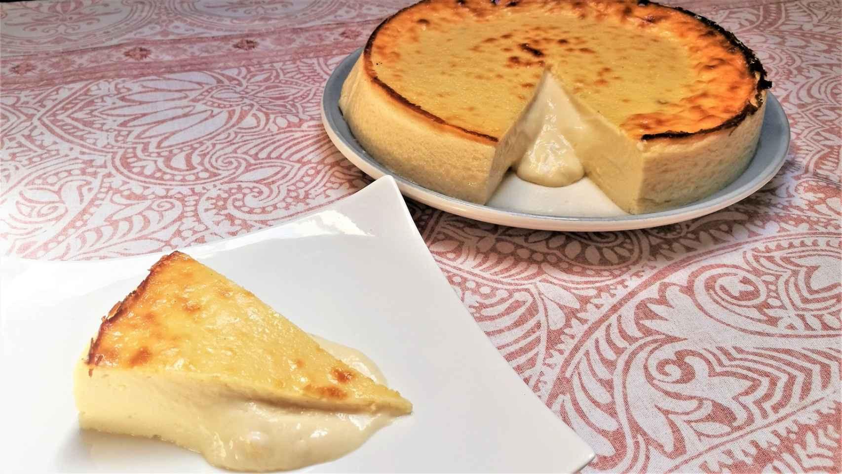 Imagen de archivo de una tarta de queso.