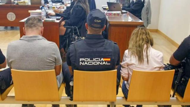Los acusados en la Audiencia Provincial.