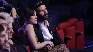 Macarena y Leiva, en los Goya del año 2018.