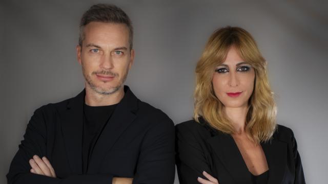 Rafa Navarro, cofundador y Responsable de Negocio de  PlayFilm, y Raquel Valero, cofundadora y CEO de la compañía.