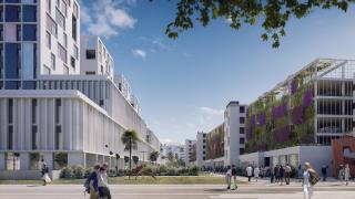 Diseño del nuevo hospital de Málaga.