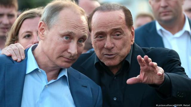 Silvio Berlusconi y Vladimir Putin en una imagen de 2015.