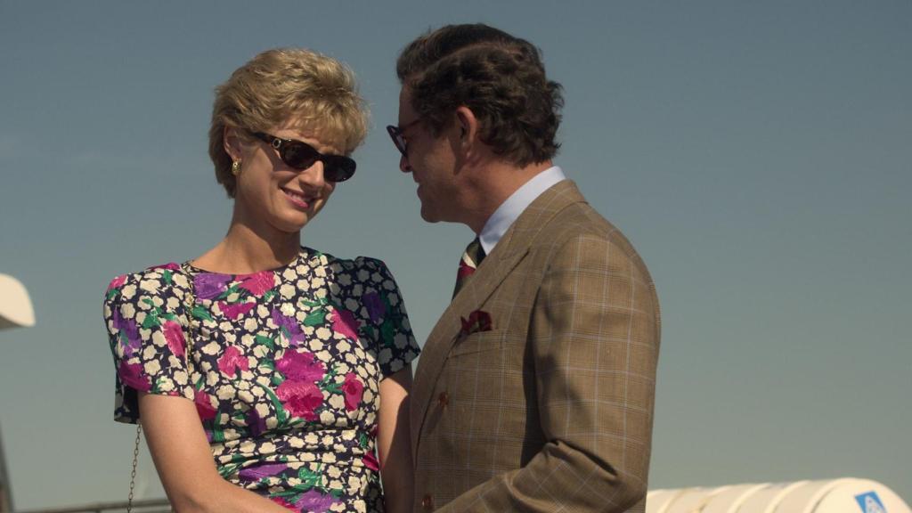 Elizabeth Debicki y Dominic West en 'The Crown'.
