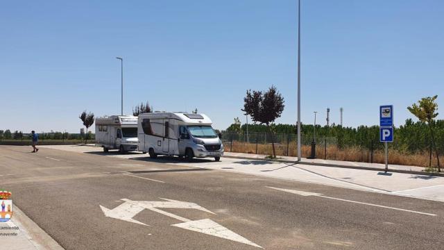 Nuevo aparcamiento de autocaravanas
