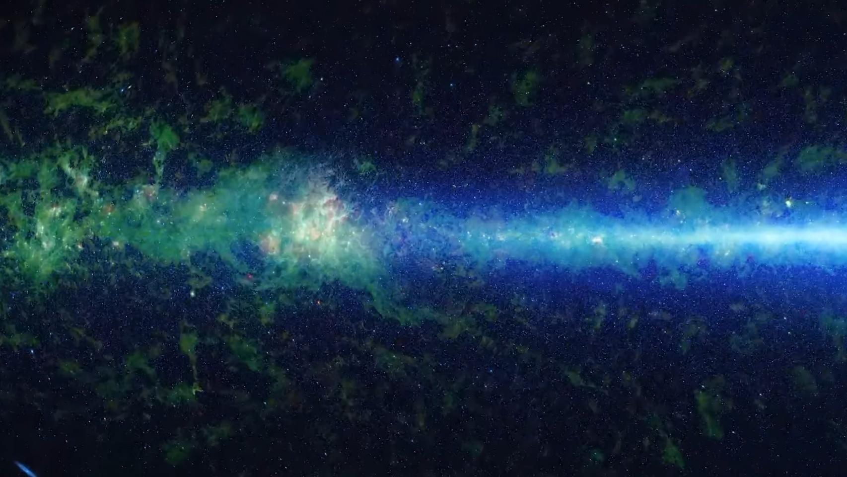 Mosaico del cielo captado por WISE