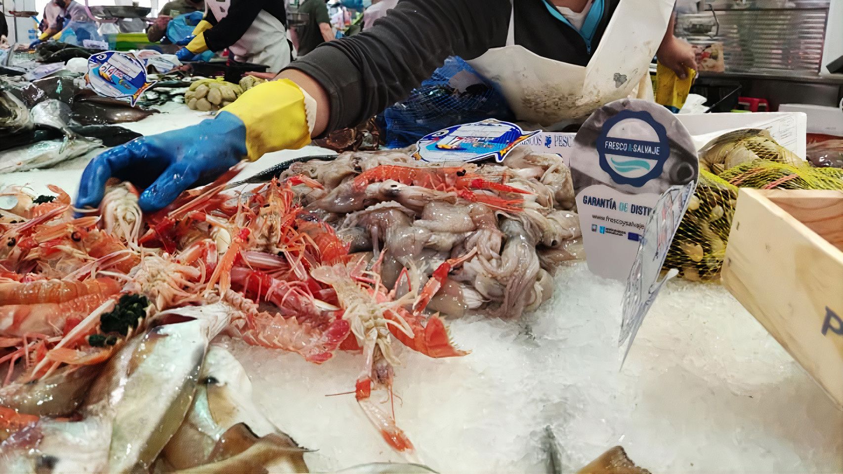Pescado con el sello ‘Fresco y Salvaje’.