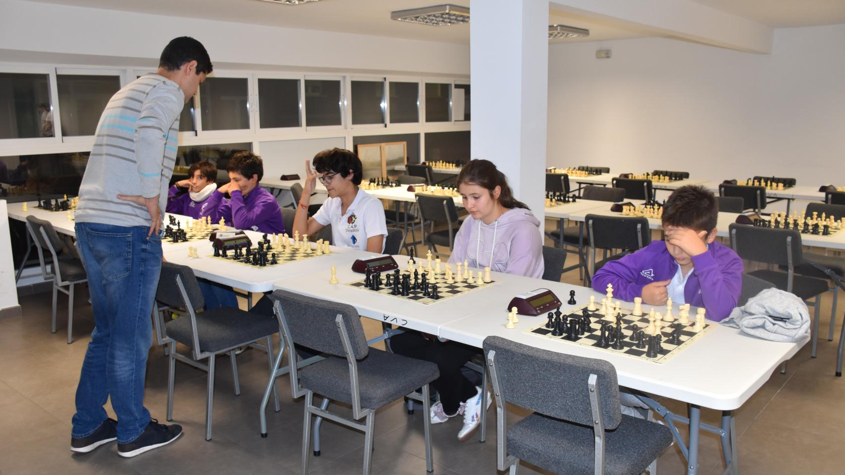 Clases de ajedrez en el CAP de Valladolid