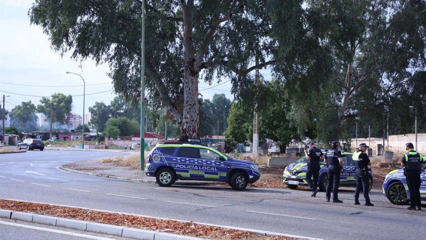 Despliegue policial.