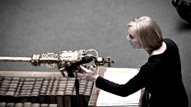 La exprimera ministra británica, Liz Truss.