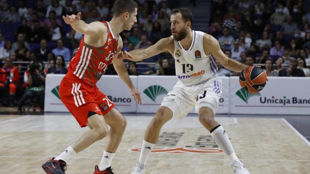 Sergio Rodríguez, ante el Estrella Roja