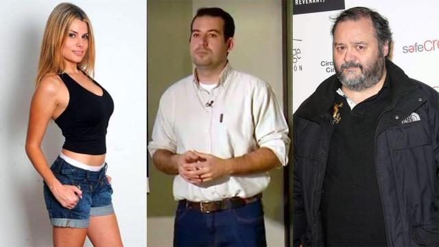 María Lapiedra, Carlos Cuadrado Gómez-Serranillos y el productor de cine porno Ignacio Allende 'Torbe'.