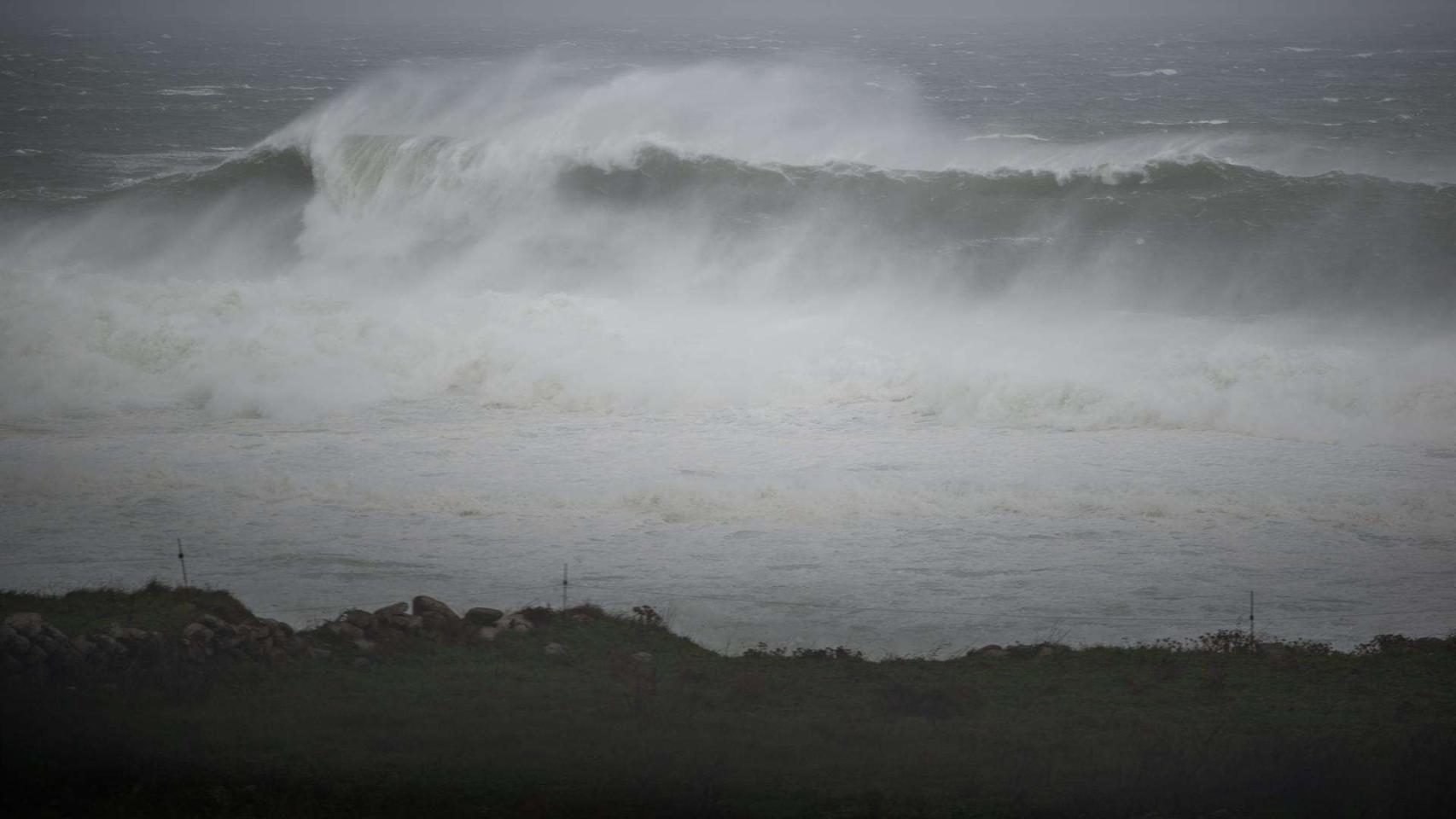Temporal costero en Galicia.
