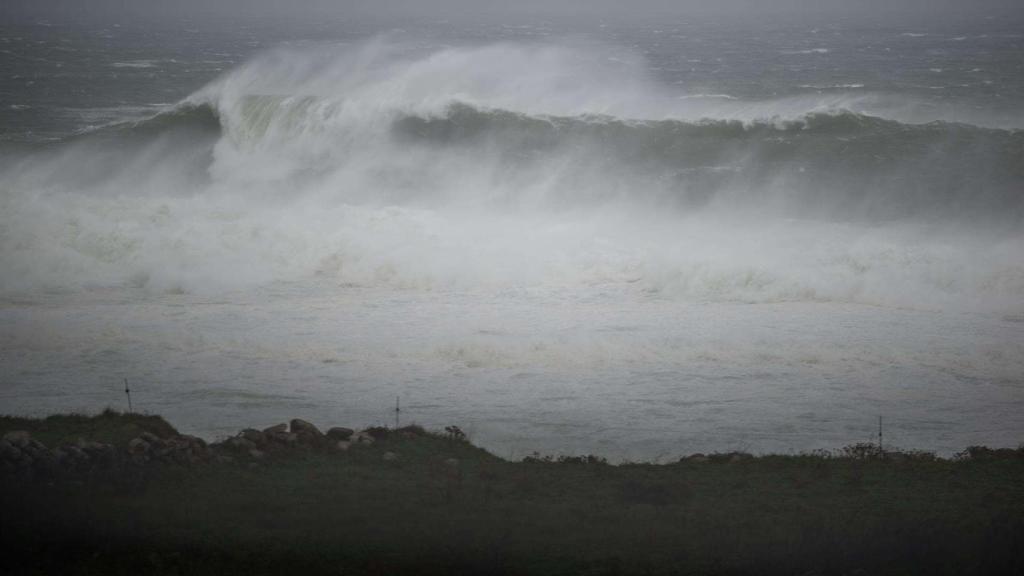 Temporal costero en Galicia.