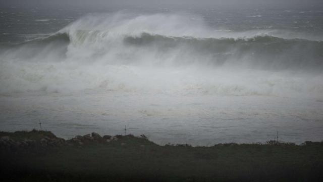 Temporal costero en Galicia.