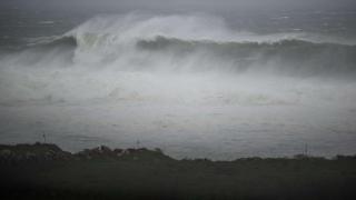 Temporal costero en Galicia.