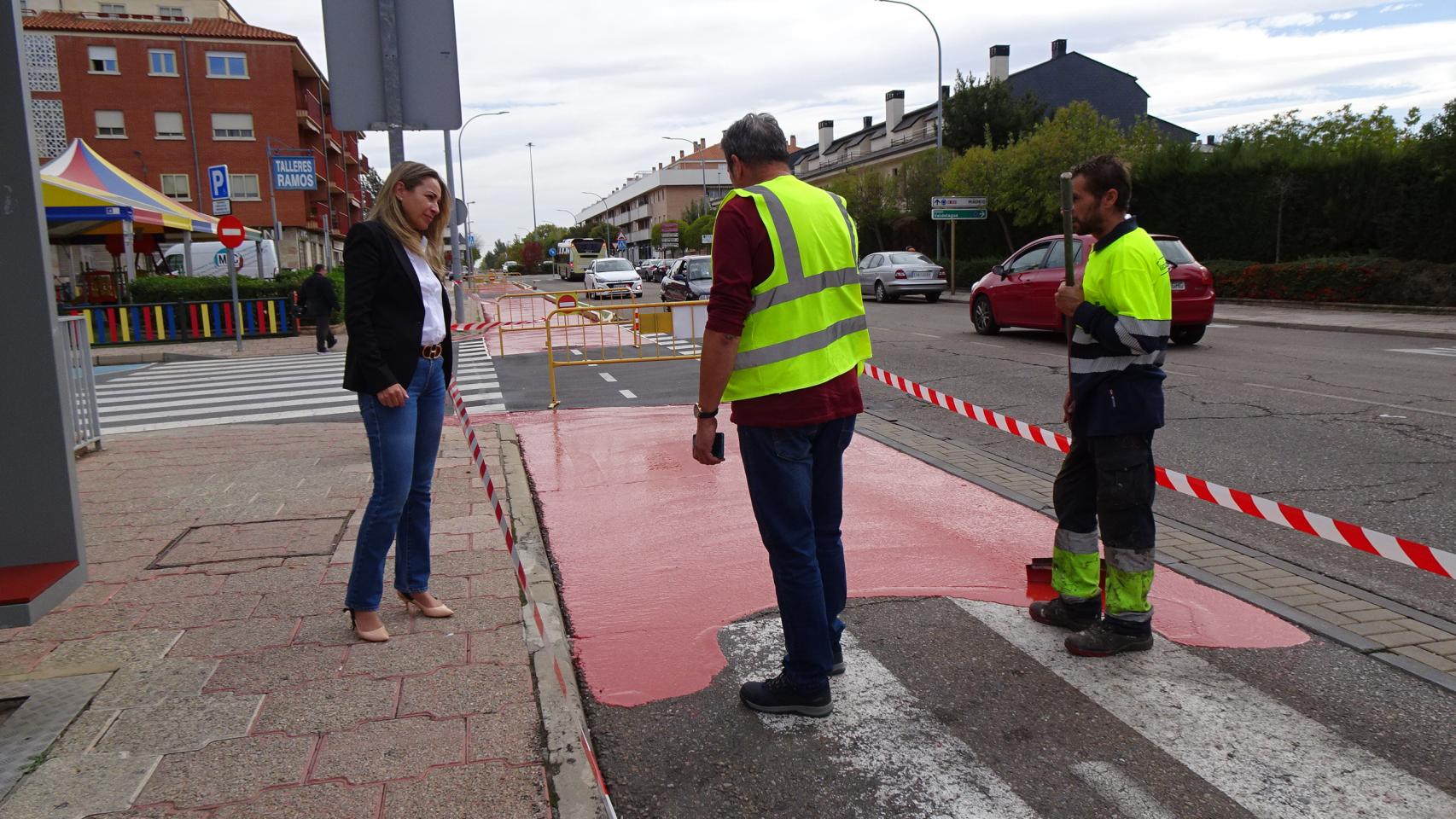 Reparación del carril bici