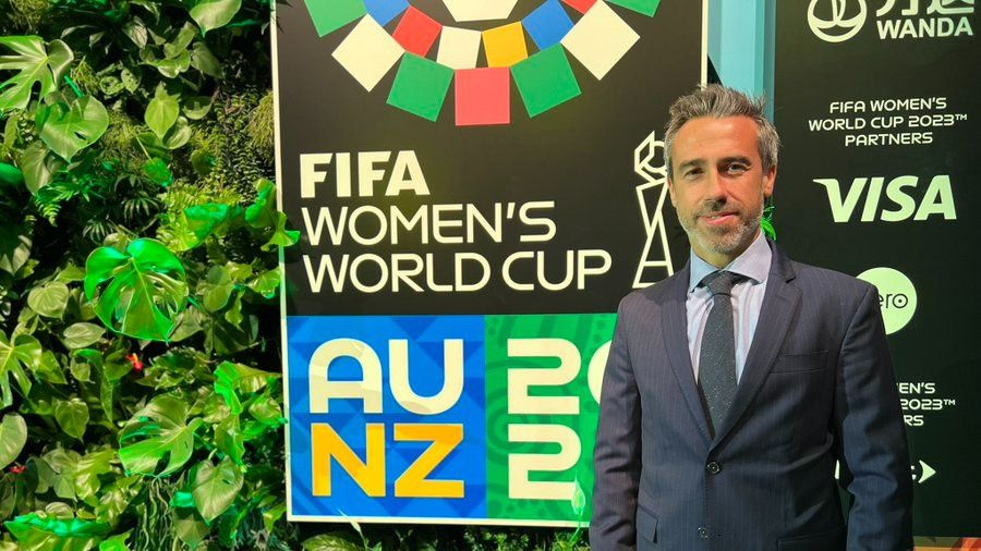 Jorge Vilda, en el sorteo del Mundial.