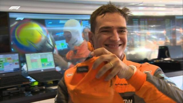 Alex Palou, tras debutar a los mandos del McLaren.