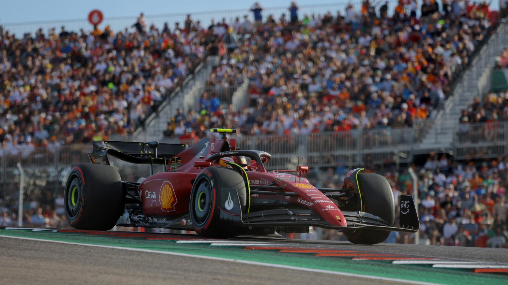 Carlos Sainz en el GP de EEUU