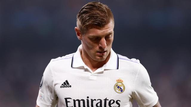Toni Kroos, en un partido del Real Madrid de la temporada 2022/2023