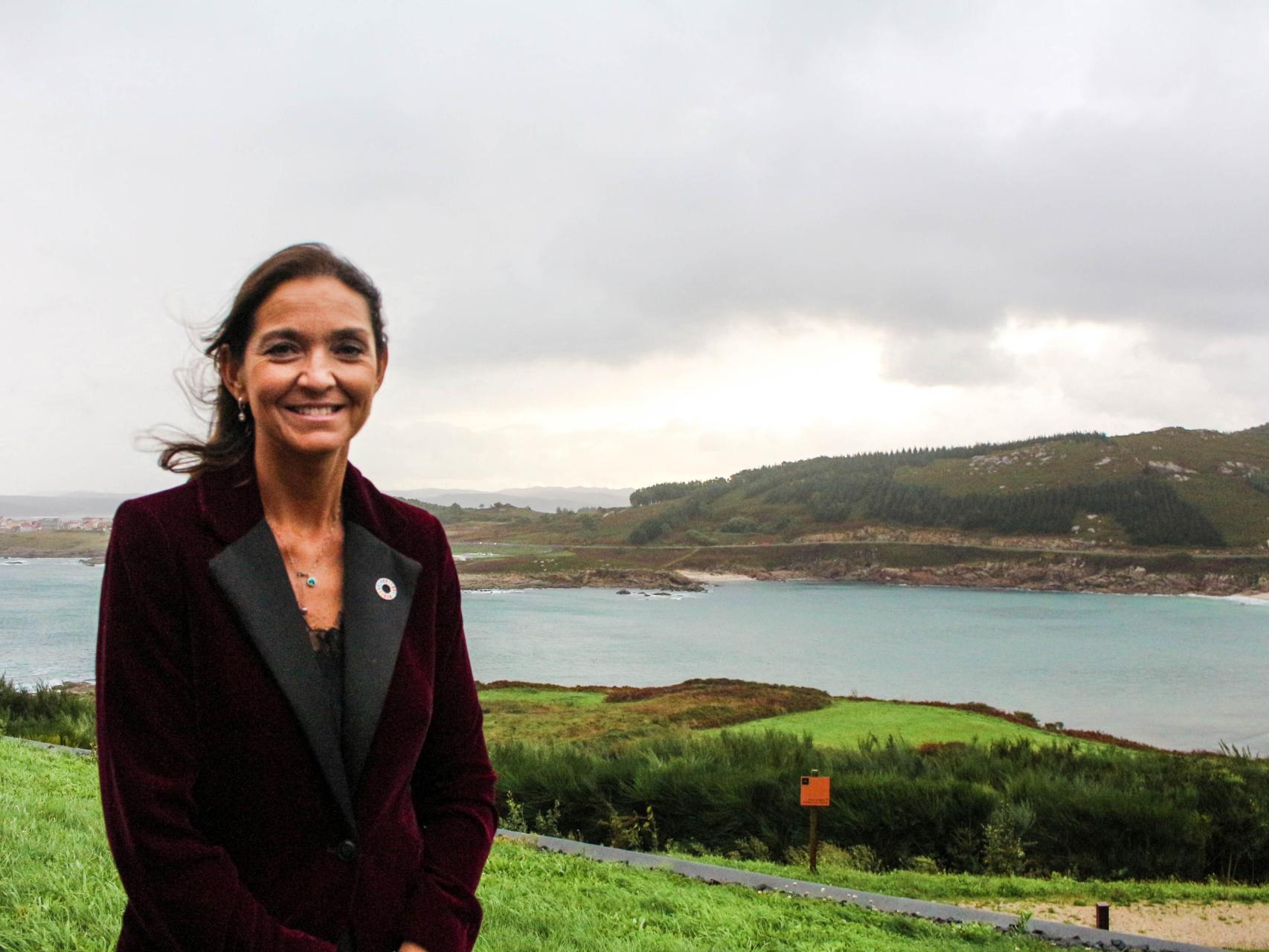 Reyes Maroto, ministra de Industria, Comercio y Turismo, durante la entrevista con EL ESPAÑOL-Invertia.