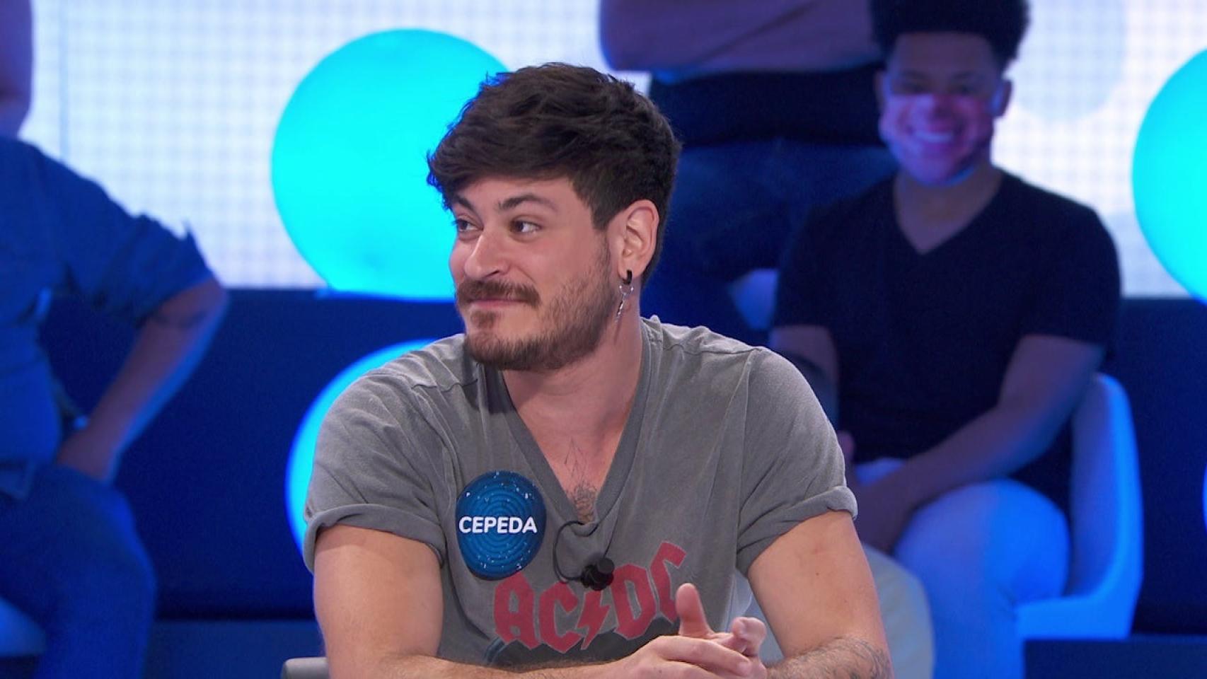 El cantante Cepeda en una visita a 'Pasapalabra'