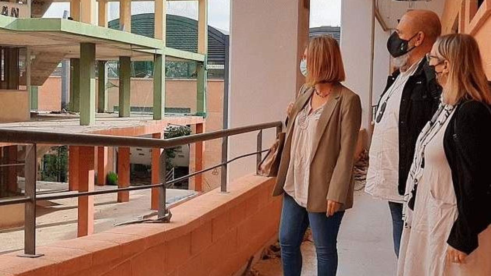 Visita de la concejal al Centro de Oficios de Coepa.