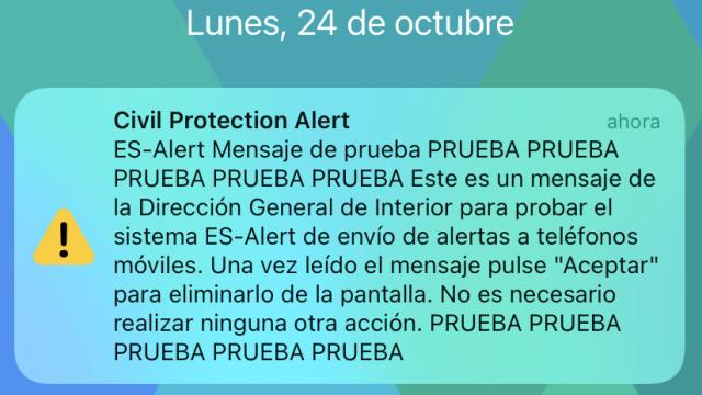 Así es el aviso que manda el Gobierno a tu móvil: un sonido estridente que no podrás ignorar