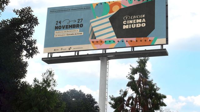 Cartel del festival Cinema Miúdo