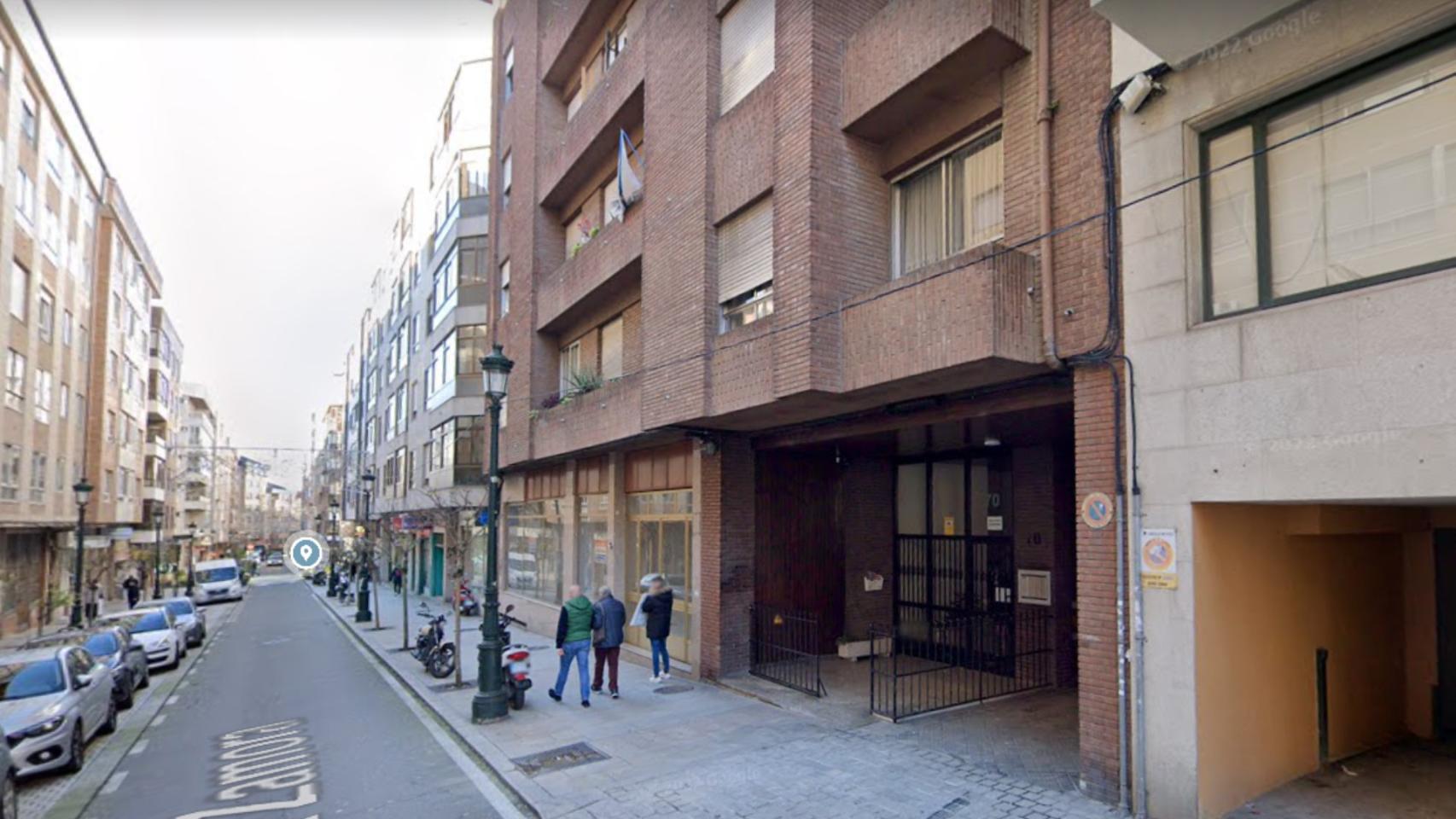 Número 70 de la calle Zamora.