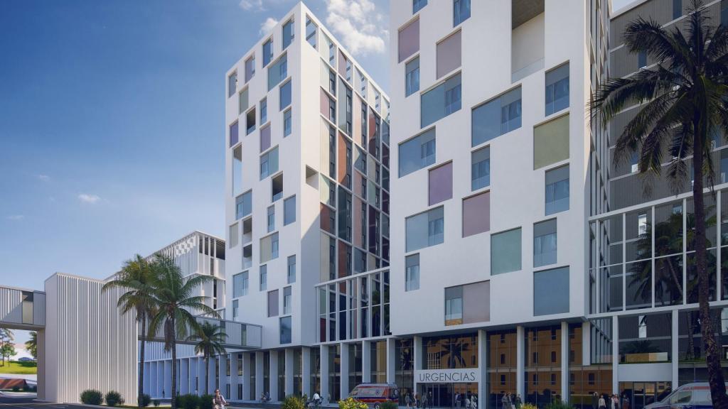 Zona de Urgencias del nuevo hospital de Málaga.