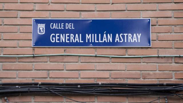 Calle General Millán Astray en Madrid.