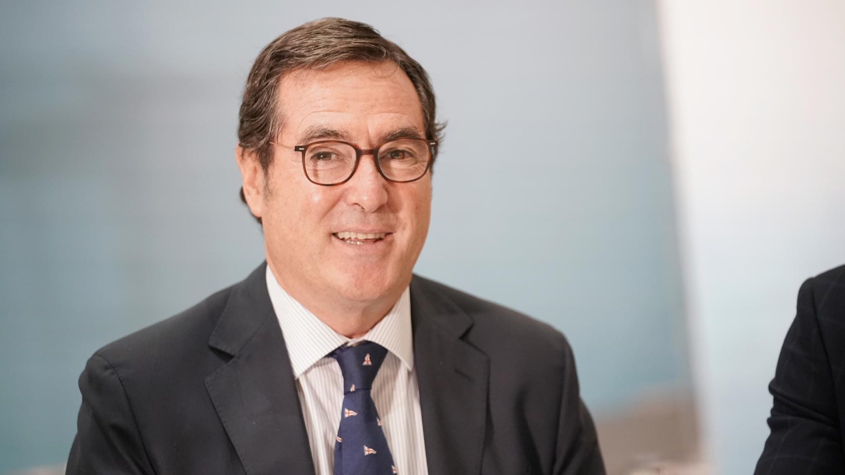 El presidente de la CEOE, Antonio Garamendi